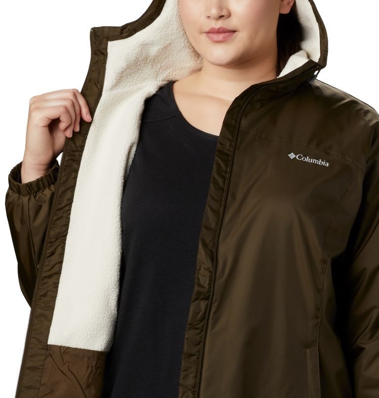 Jacheta Columbia Switchback Sherpa Captusite Dama Maro Inchis | Plus Size EZZ1ASQ89